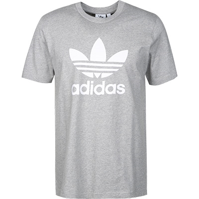 adidas ORIGINALS Trefoil T-Shirt grey-white H06643